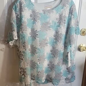 Alfred Dunner Women's Plus Size Blouse